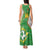 Personalized Bolivia La Verde Soccer Tank Maxi Dress with Number and Flaming Ball Graphic