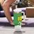 Bolivia La Verde Soccer Tumbler With Handle with Number and Flaming Ball Graphic