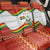 Bolivia Independence Day Back Car Seat Cover with Flag Colors and August 6 Celebration Design