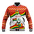 Bolivia Independence Day Baseball Jacket with Flag Colors and August 6 Celebration Design