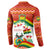 Bolivia Independence Day Button Sweatshirt with Flag Colors and August 6 Celebration Design