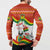 Bolivia Independence Day Button Sweatshirt with Flag Colors and August 6 Celebration Design