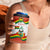 Bolivia Independence Day 4 in 1 Can Cooler Tumbler with Flag Colors and August 6 Celebration Design