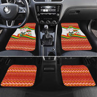 Bolivia Independence Day Car Mats with Flag Colors and August 6 Celebration Design