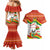 Bolivia Independence Day Couples Matching Mermaid Dress and Hawaiian Shirt with Flag Colors and August 6 Celebration Design