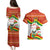 Bolivia Independence Day Couples Matching Puletasi and Hawaiian Shirt with Flag Colors and August 6 Celebration Design