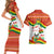 Bolivia Independence Day Couples Matching Short Sleeve Bodycon Dress and Hawaiian Shirt with Flag Colors and August 6 Celebration Design