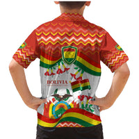 Bolivia Independence Day Family Matching Mermaid Dress and Hawaiian Shirt with Flag Colors and August 6 Celebration Design