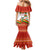 Bolivia Independence Day Family Matching Mermaid Dress and Hawaiian Shirt with Flag Colors and August 6 Celebration Design