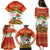 Bolivia Independence Day Family Matching Puletasi and Hawaiian Shirt with Flag Colors and August 6 Celebration Design