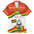 Bolivia Independence Day Family Matching Puletasi and Hawaiian Shirt with Flag Colors and August 6 Celebration Design