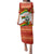 Bolivia Independence Day Family Matching Puletasi and Hawaiian Shirt with Flag Colors and August 6 Celebration Design
