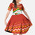 Bolivia Independence Day Family Matching Tank Maxi Dress and Hawaiian Shirt with Flag Colors and August 6 Celebration Design