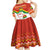 Bolivia Independence Day Kid Short Sleeve Dress with Flag Colors and August 6 Celebration Design