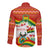 Bolivia Independence Day Long Sleeve Button Shirt with Flag Colors and August 6 Celebration Design
