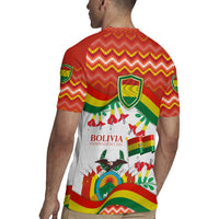 Bolivia Independence Day Rugby Jersey with Flag Colors and August 6 Celebration Design