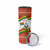 Bolivia Independence Day Skinny Tumbler with Flag Colors and August 6 Celebration Design