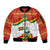 Bolivia Independence Day Sleeve Zip Bomber Jacket with Flag Colors and August 6 Celebration Design