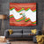 Bolivia Independence Day Tapestry with Flag Colors and August 6 Celebration Design