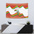 Bolivia Independence Day Tapestry with Flag Colors and August 6 Celebration Design