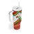 Bolivia Independence Day Tumbler With Handle with Flag Colors and August 6 Celebration Design