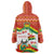 Bolivia Independence Day Wearable Blanket Hoodie with Flag Colors and August 6 Celebration Design