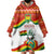 Bolivia Independence Day Wearable Blanket Hoodie with Flag Colors and August 6 Celebration Design