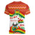 Bolivia Independence Day Women V-Neck T-Shirt with Flag Colors and August 6 Celebration Design