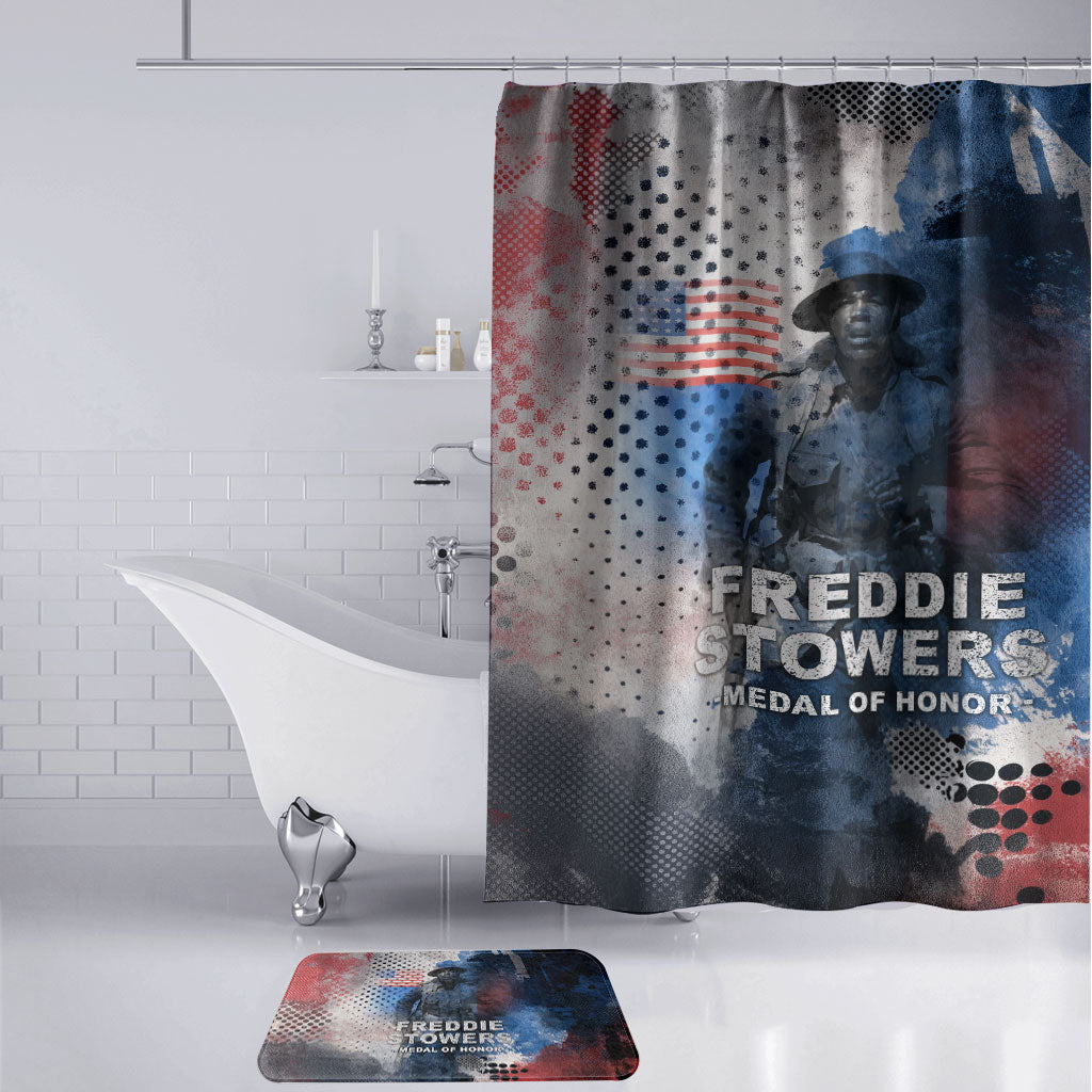 Freddie Stowers Bathroom Set African American Military Hero - Medal Of Honor 157th Infantry Division