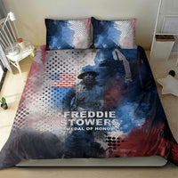 Freddie Stowers Bedding Set African American Military Hero - Medal Of Honor 157th Infantry Division