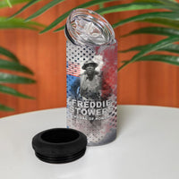 Freddie Stowers 4 in 1 Can Cooler Tumbler African American Military Hero - Medal Of Honor 157th Infantry Division