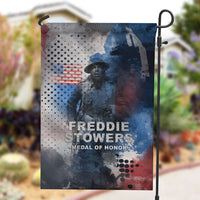 Freddie Stowers Garden Flag African American Military Hero - Medal Of Honor 157th Infantry Division