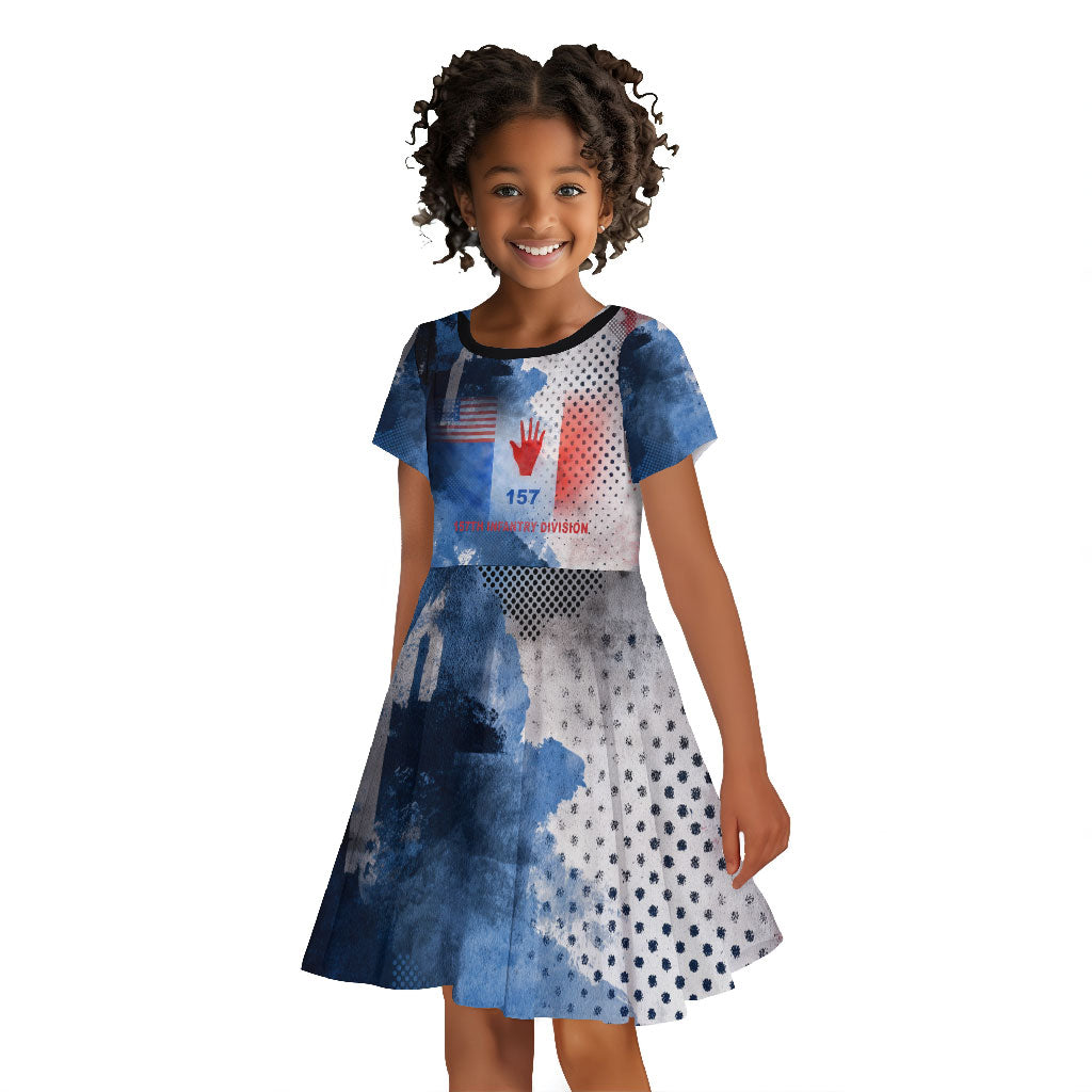Freddie Stowers Kid Short Sleeve Dress African American Military Hero - Medal Of Honor 157th Infantry Division