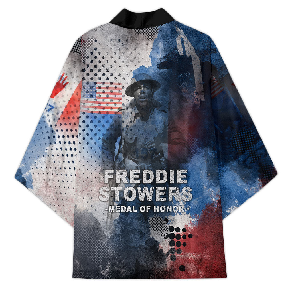 Freddie Stowers Kimono African American Military Hero - Medal Of Honor 157th Infantry Division