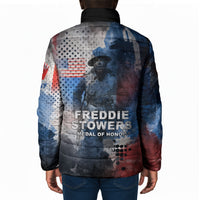 Freddie Stowers Padded Jacket African American Military Hero - Medal Of Honor 157th Infantry Division