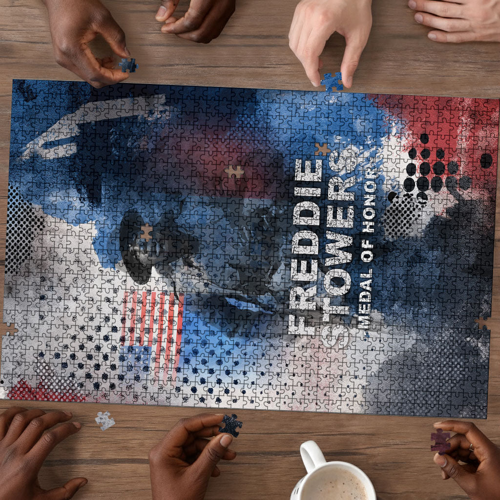 Freddie Stowers Puzzle African American Military Hero - Medal Of Honor 157th Infantry Division