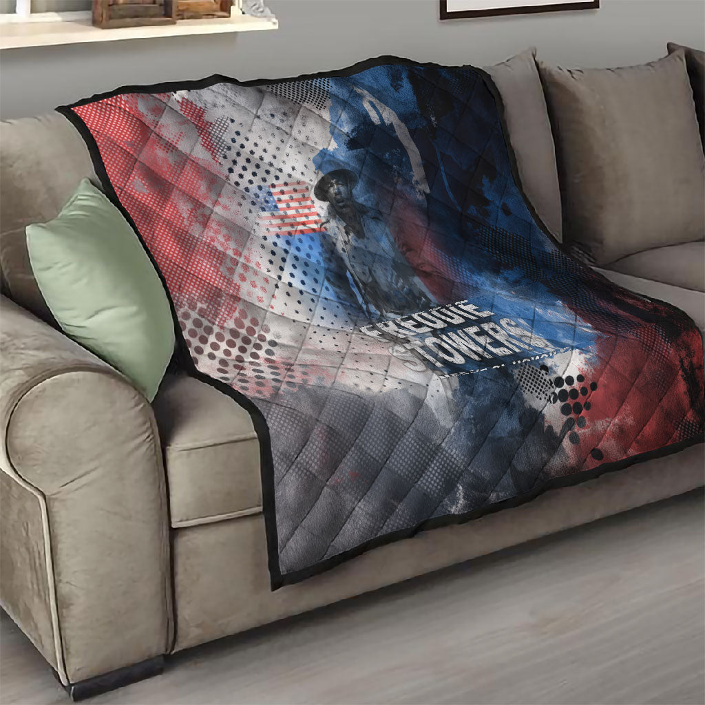 Freddie Stowers Quilt African American Military Hero - Medal Of Honor 157th Infantry Division