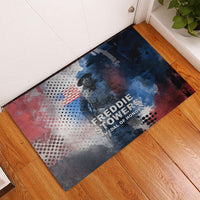 Freddie Stowers Rubber Doormat African American Military Hero - Medal Of Honor 157th Infantry Division