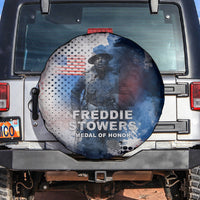 Freddie Stowers Spare Tire Cover African American Military Hero - Medal Of Honor 157th Infantry Division