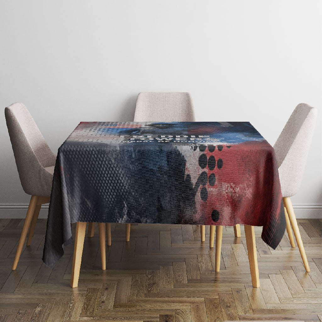 Freddie Stowers Tablecloth African American Military Hero - Medal Of Honor 157th Infantry Division