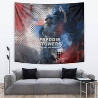 Freddie Stowers Tapestry African American Military Hero - Medal Of Honor 157th Infantry Division