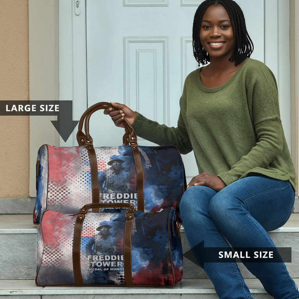 Freddie Stowers Travel Bag African American Military Hero - Medal Of Honor 157th Infantry Division