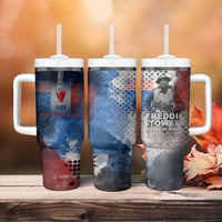 Freddie Stowers Tumbler With Handle African American Military Hero - Medal Of Honor 157th Infantry Division