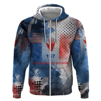 Freddie Stowers Zip Hoodie African American Military Hero - Medal Of Honor 157th Infantry Division