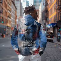 Freddie Stowers Zip Hoodie African American Military Hero - Medal Of Honor 157th Infantry Division