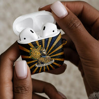 Freddie Stowers AirPods Case Medal Of Honor Hero - Vintage Retro Sunburst - Military Valor Heritage