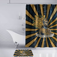 Freddie Stowers Bathroom Set Medal Of Honor Hero - Vintage Retro Sunburst - Military Valor Heritage