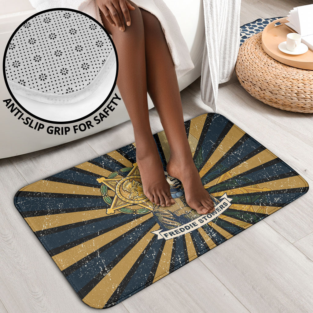 Freddie Stowers Bathroom Set Medal Of Honor Hero - Vintage Retro Sunburst - Military Valor Heritage