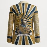 Freddie Stowers Blazer Medal Of Honor Hero - Vintage Retro Sunburst - Military Valor Heritage