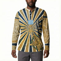 Freddie Stowers Button Sweatshirt Medal Of Honor Hero - Vintage Retro Sunburst - Military Valor Heritage